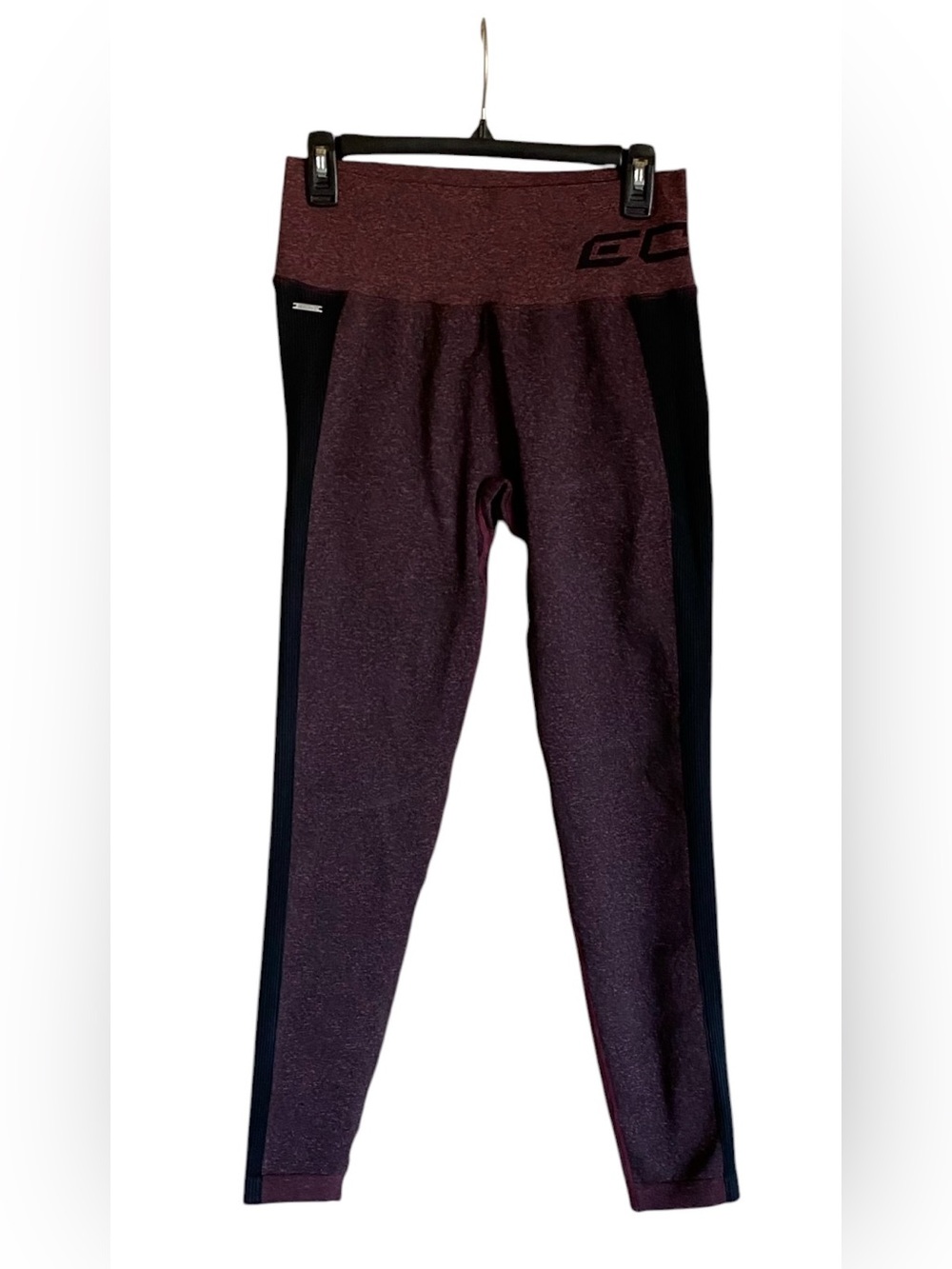 Women’s ECHT Burgundy Compression Workout Athletic Leggings size M